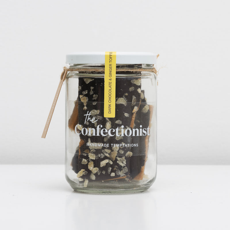 Dark Chocolate & Ginger Toffee| 200g Jar