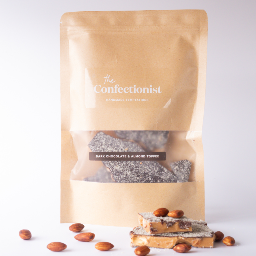 Dark Chocolate & Almond Toffee | 200g Pouch