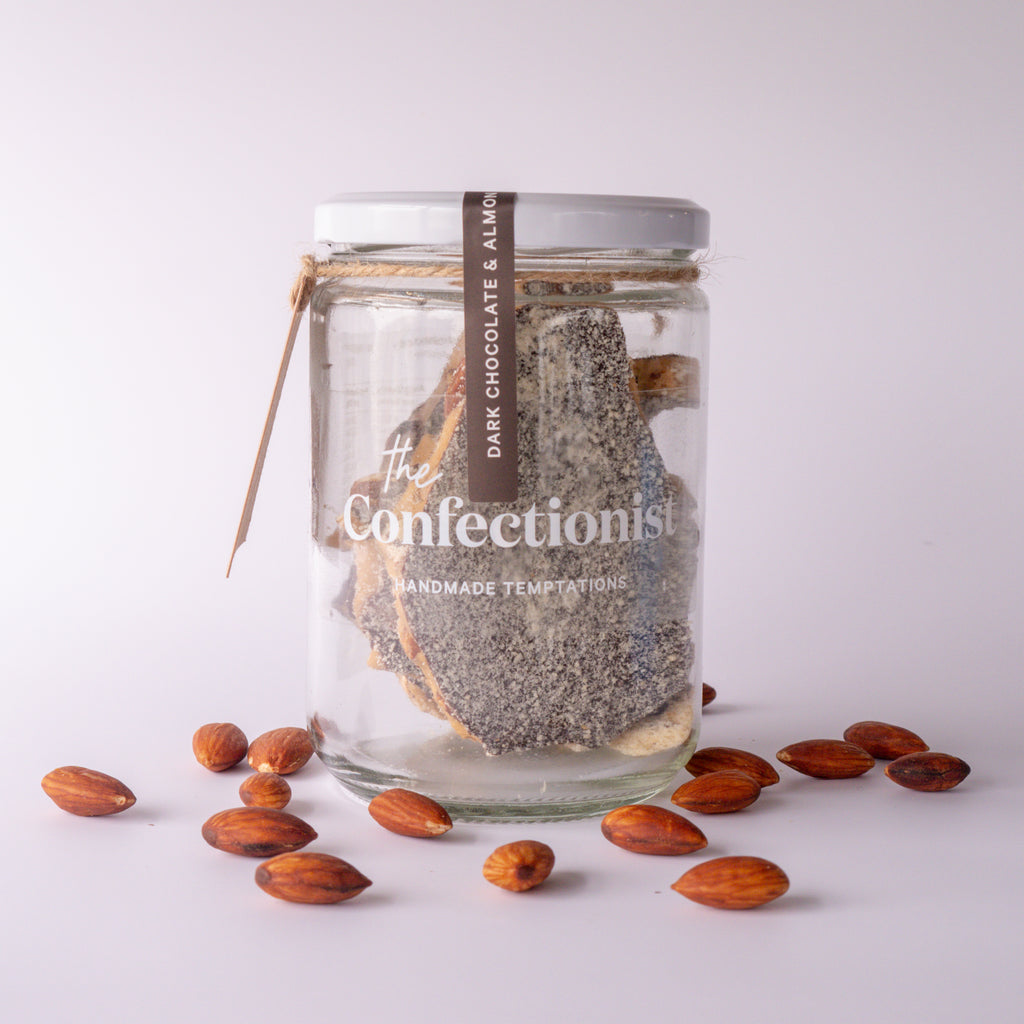 Dark Chocolate & Almond Toffee | 200g Jar