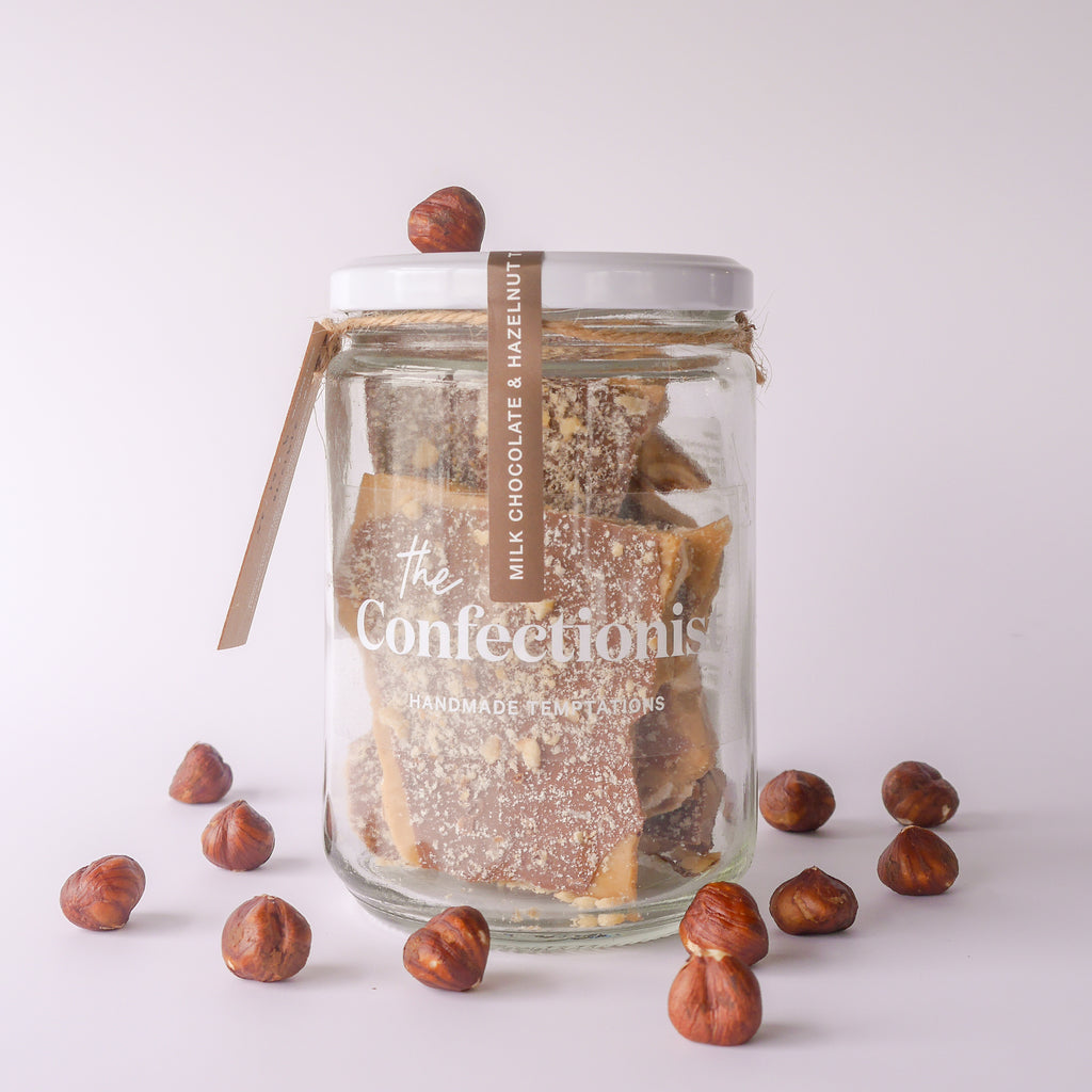 Milk Chocolate & Hazelnut Toffee | 200g Jar