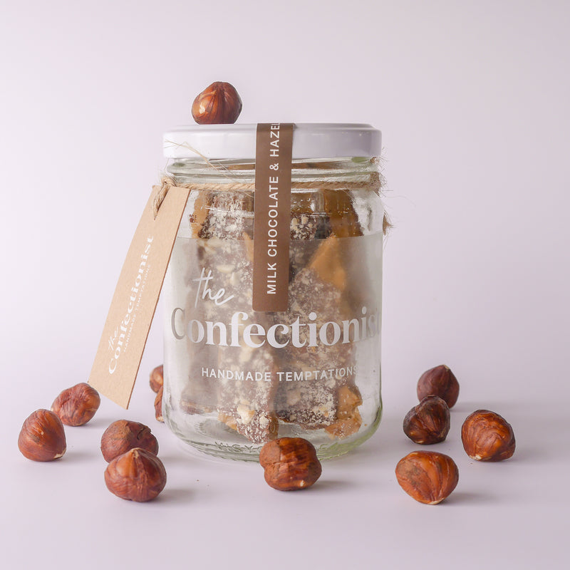 Milk Chocolate & Hazelnut Toffee | 85g Jar