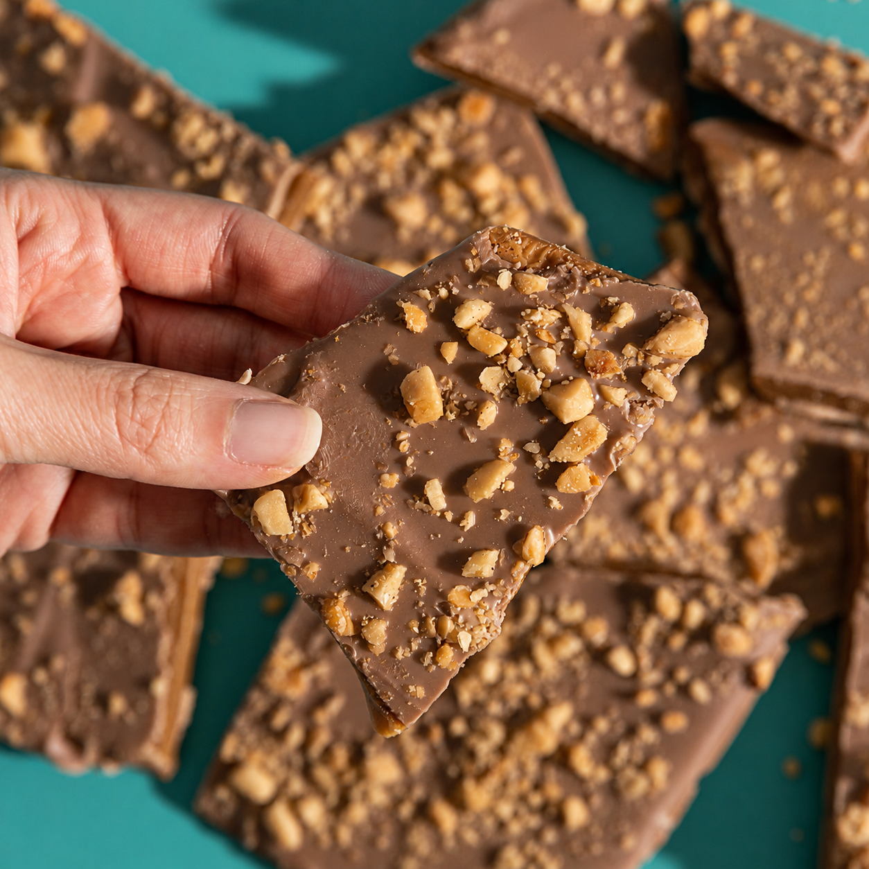 Milk Chocolate & Macadamia Toffee | 200g Jar