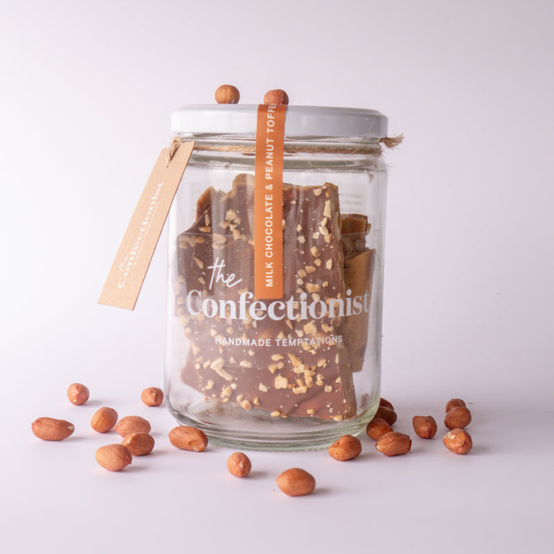 Milk Chocolate & Peanut Toffee | 200g Jar