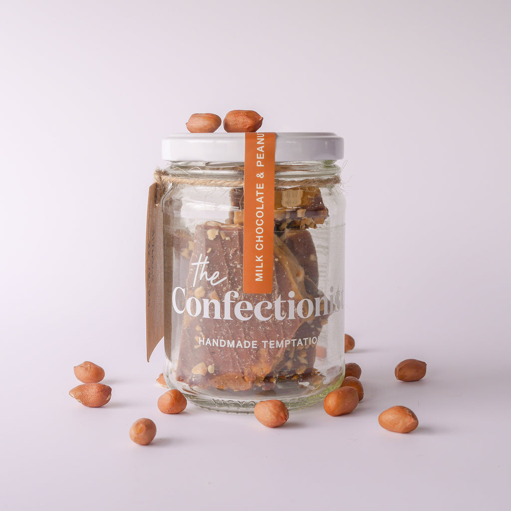 Milk Chocolate & Peanut Toffee | 85g Jar