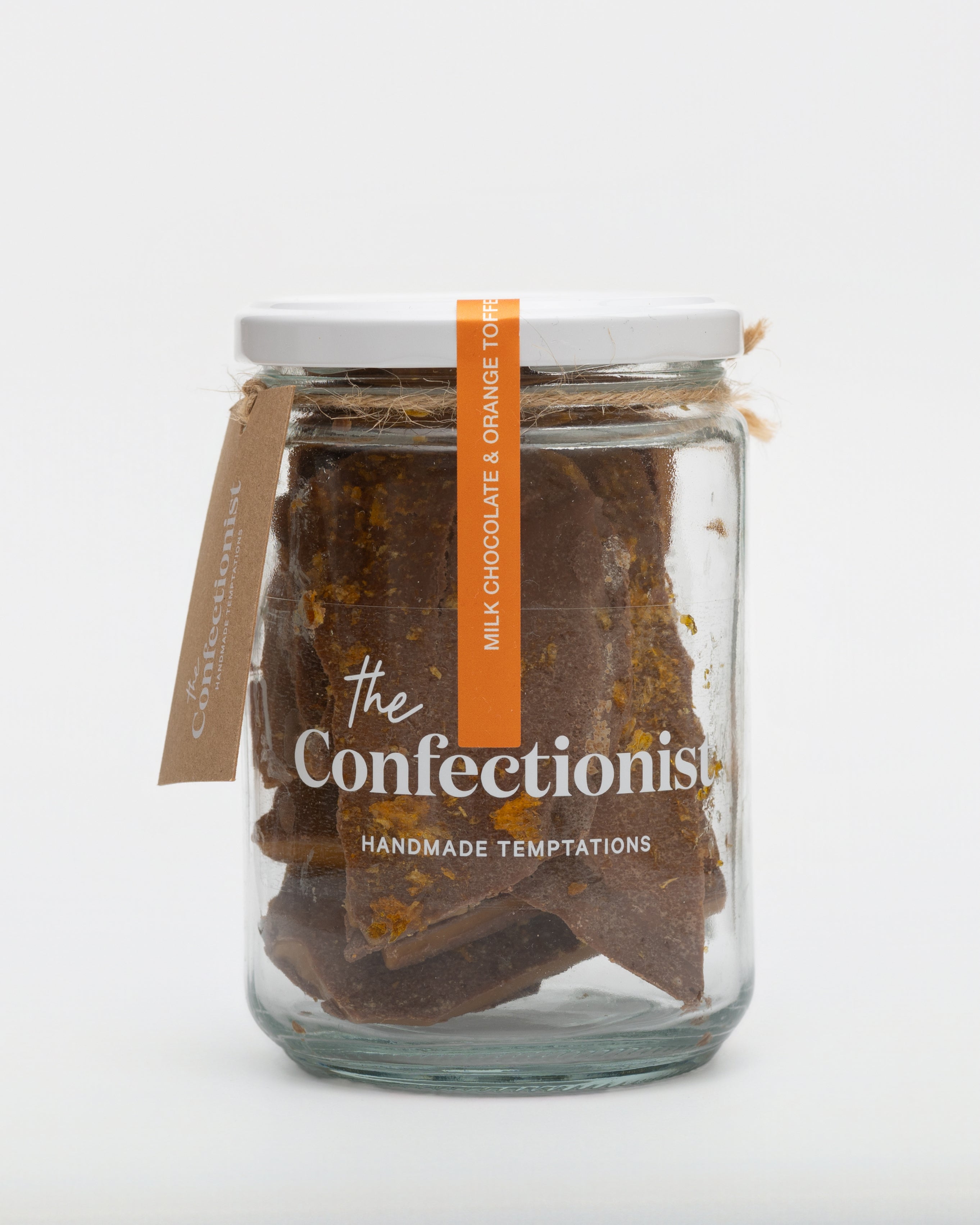 Milk Chocolate & Orange Toffee | 200g Jar