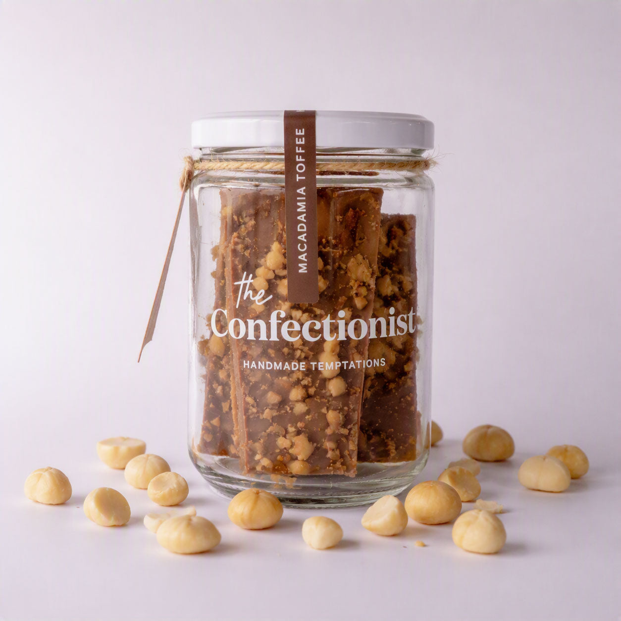 Milk Chocolate & Macadamia Toffee | 200g Jar